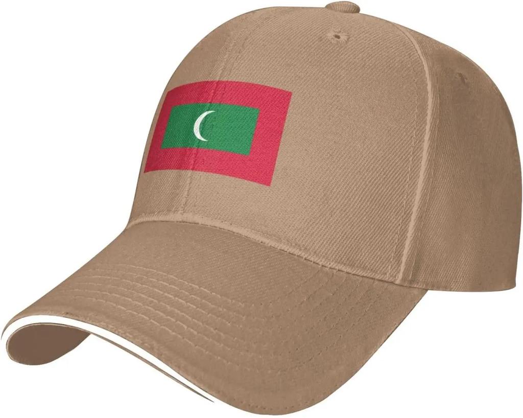 Flag of Maldives Unisex Baseball Cap Classic Low Profile Cotton Hat Sun Hat Outdoor Trucker Cap Dad Hat