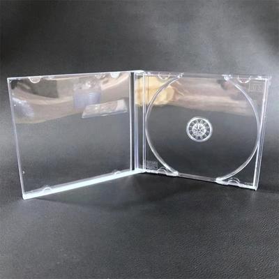 Neue transparente CD-Box, Einzel-DVD-Hülle, verdickte Kunststoff-CD-Organizer, Heimkino