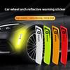 2pcs Car Reflective Warning Stickers, Wheel Eyebrow Anti-Collision Strips for Volvo XC90 XC60 V50 S60 V70 , Exterior Accessories