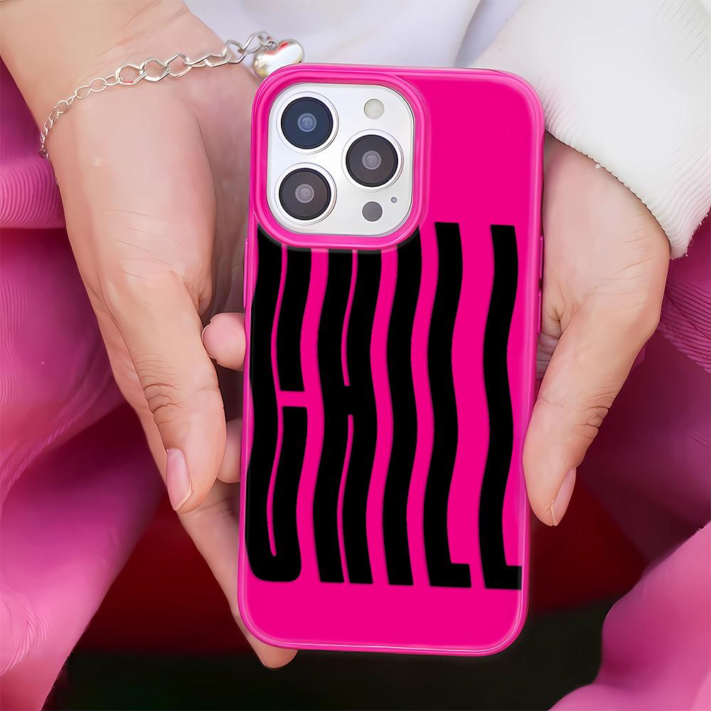 Chill Shockproof Phone Case For Apple IPhone 11 12 13 14 15 16 17 Pro Max 15 Plus XR Liquid Silicone Bumper Cover