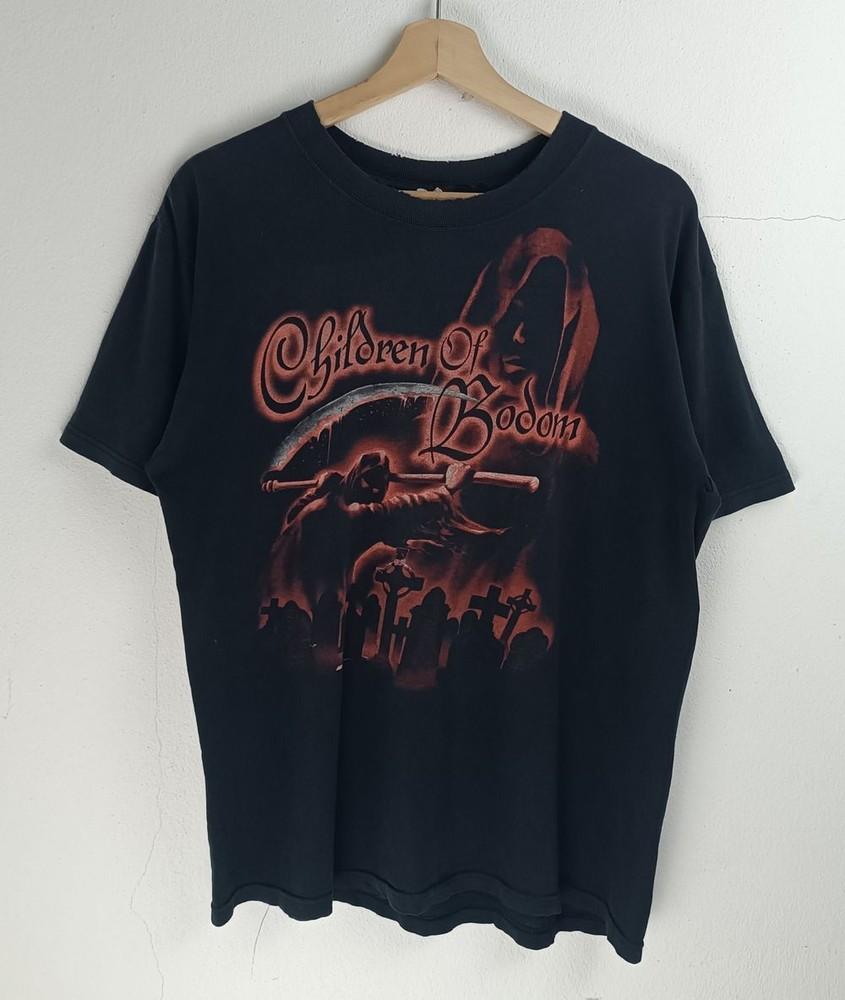 

CHILDREN OF BODOM Band Classic Style Black Unisex Tshirt S5XL KH15813 Unisex T-Shirt XXXXL