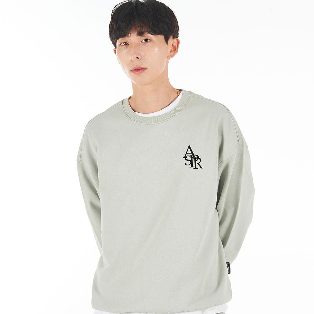 ASTRAL PROJECTION Oversized Drop Shoulder Symbol Logo Sweatshirt_Mint