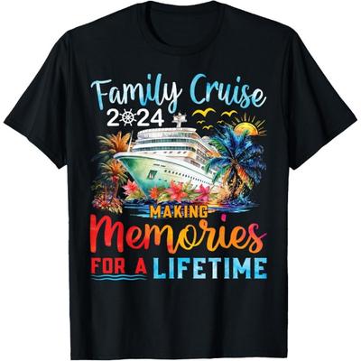 Cruzeiro em Família 2024 Camiseta Festa de Férias de Cruzeiro Combinando para a Família