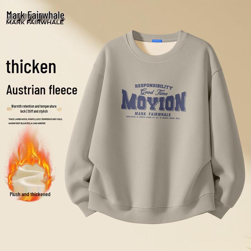 

Mark Fairwhale Men s Plush Crewneck Sweatshirt 3XL