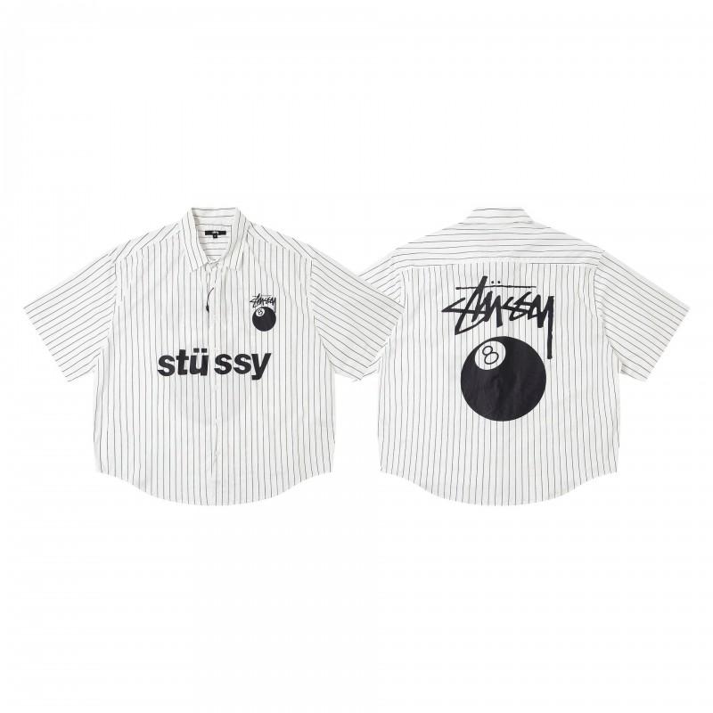 Stu American Style Waffle Print Oversized Long Sleeve Tee Men Winter Casual Wear