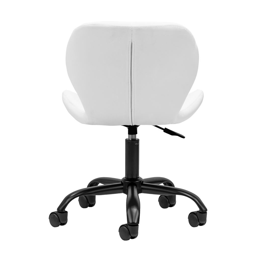 Taboret Kosmetyczny Qs-06B Czarno Biały