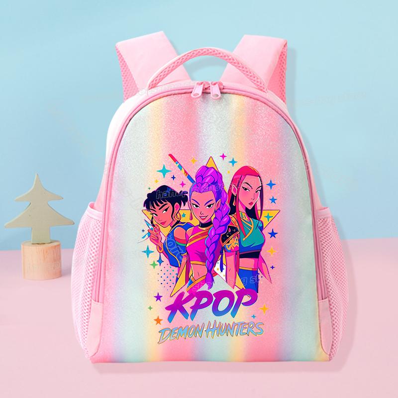 KPop Loveci na démony Škola Duhový Batoh Rumi Mira Zoey Dívka Studentský Batoh Anime Film Ženy Cestovní Batoh Narozeninový Dárek