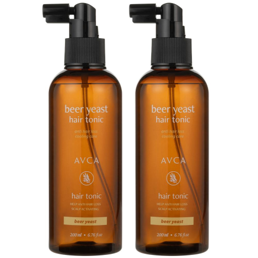 Avca Hair Tonic For Hair Loss With Beer Yeast 200ml 2 Packs NONE
