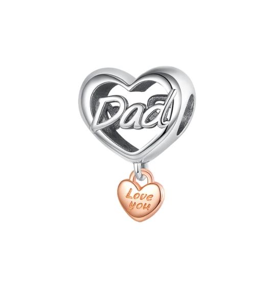 New Heart-Shaped Multiple Series Charm Bead Applicable To Original Plating Copper Jewelry & Diy Making Fine Unique Jewelry Gift