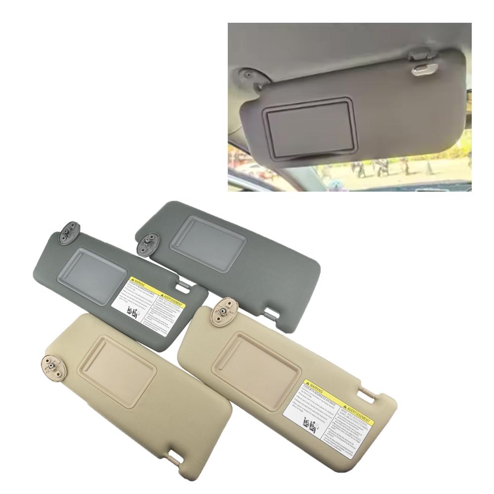 Grey Beige Sun Shade For Toyota Tacoma 2005-2012 Left Hand Driver Car Sun Visor With Mirror