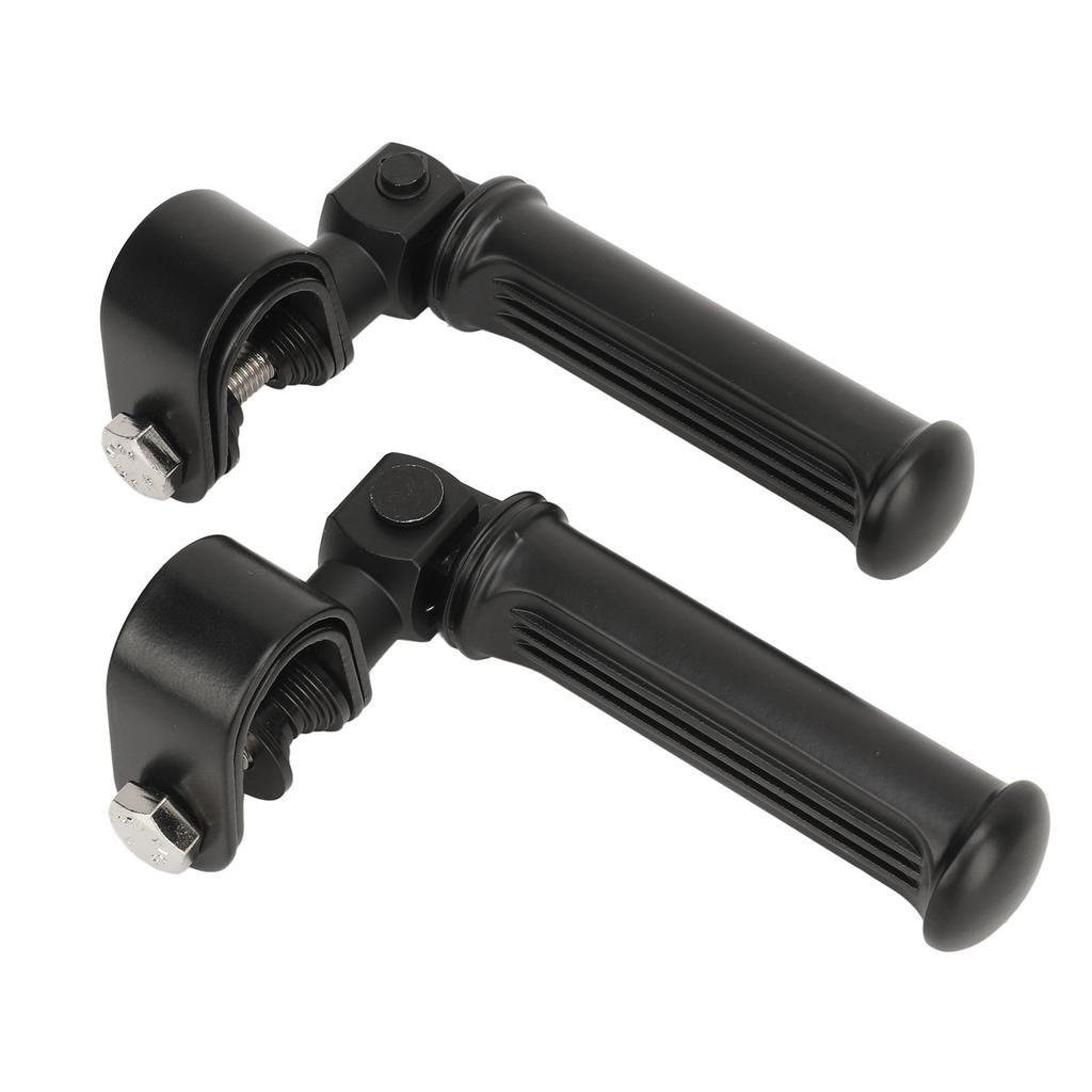 Motorcycle Highway Foot Pegs 25mm To 32mm Aluminum Alloy Universal Fit Engine Crash Bar Footrest