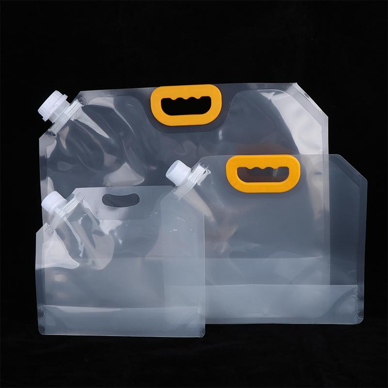 5 Stück 1L-10L Faltbarer Wasserbehälter Wasserspeicherkanister Tasche für Outdoor Camping Wandern Notfall-Überleben