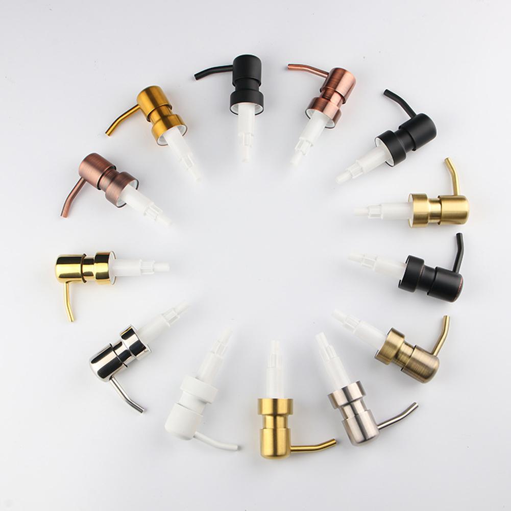 11cm Pump Head 1PCS 28 Teeth/400 Threads Bright Gold Matte Gold