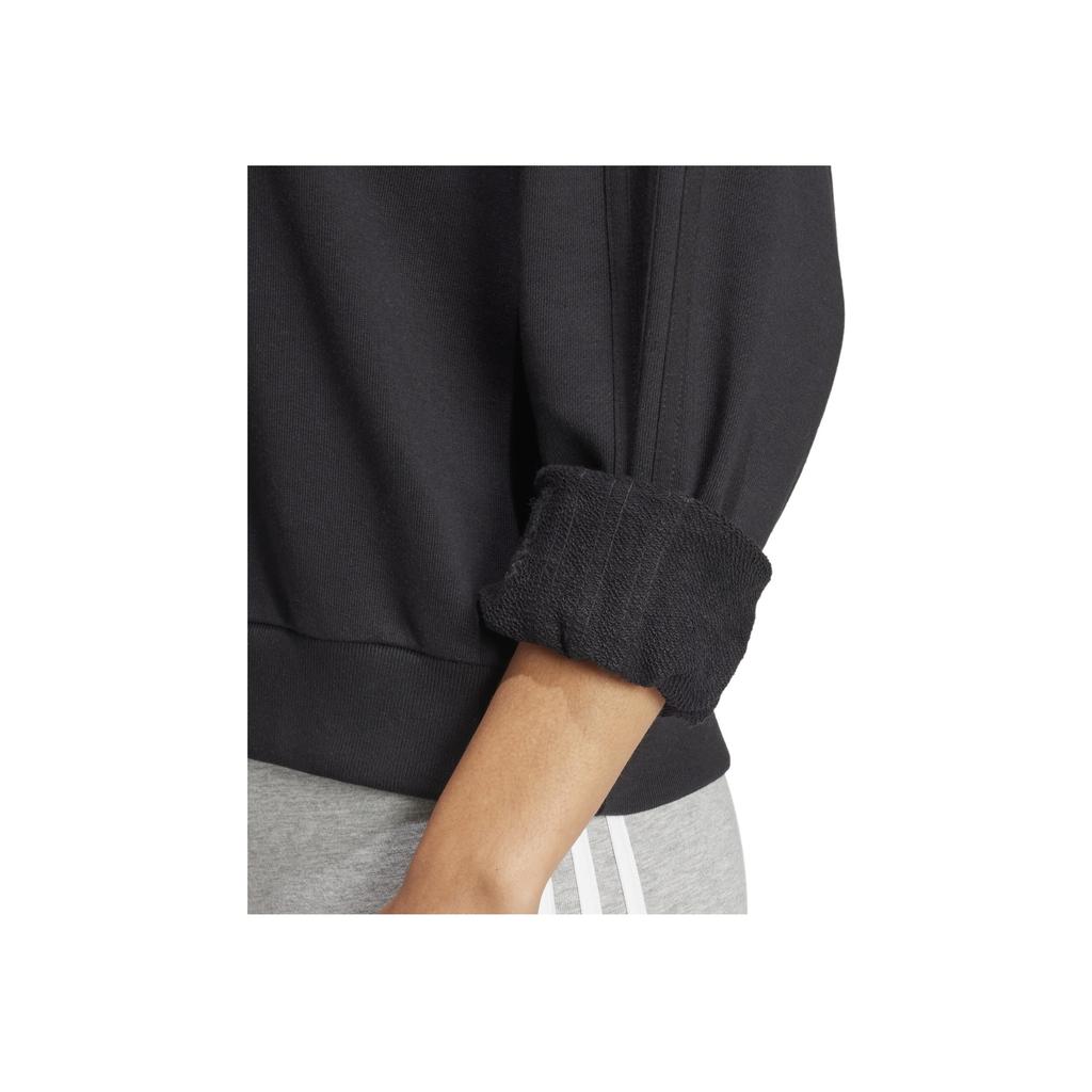 Adidas Casual Round Neck Long Sleeve Pullover Sweatshirt Women Sweatshirt Black JI9100