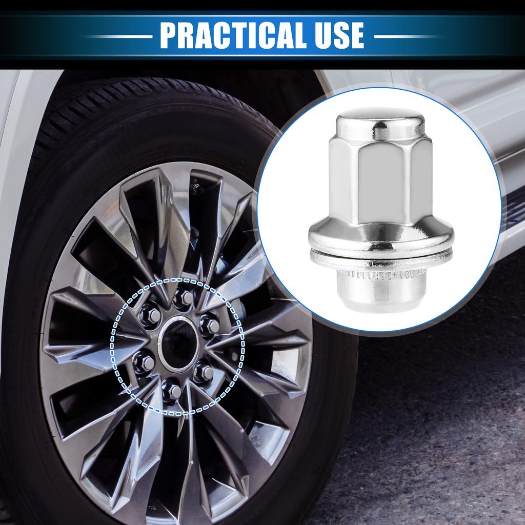 X Autohaux Wheel Lug Nuts Compatible for Toyota Tundra Sequoia for Toyota Land Cruiser 1998-2011 M14x1.5 Tire Lugnuts 5-20pcs