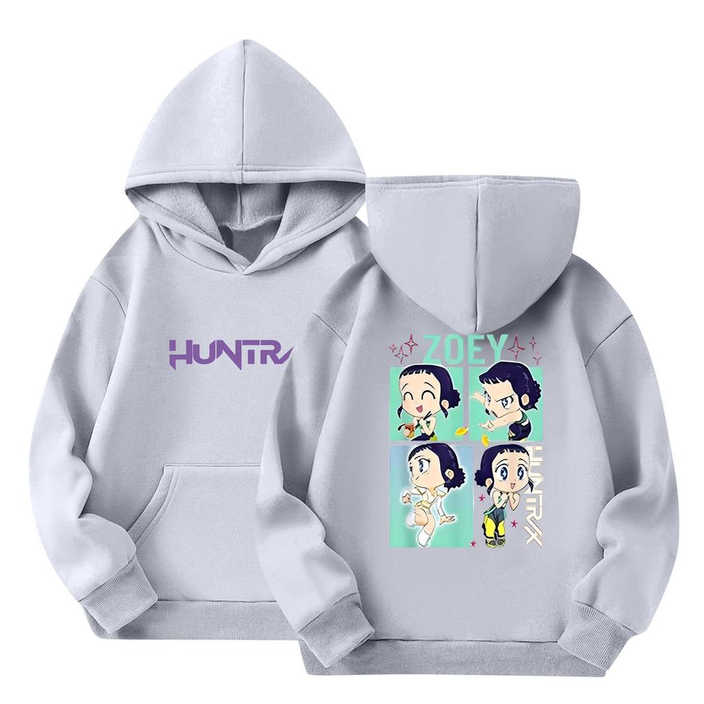 Dětská mikina s kapucí Chlapecká a dívčí módní potištěná mikina s dlouhým rukávem