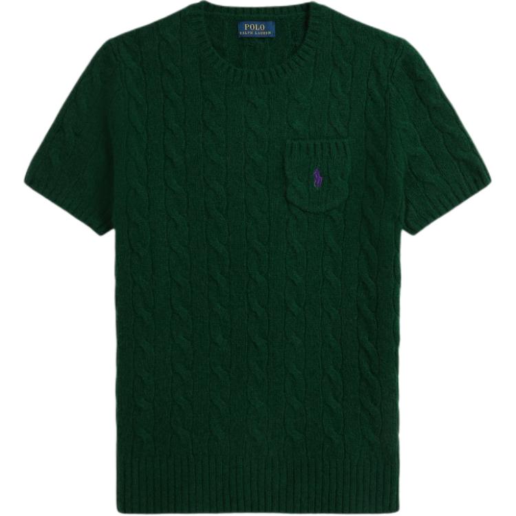 

Polo Ralph Lauren Свитер женский тонкой вязки с коротким рукавом, облегающего кроя WMPOSWENC021271-300 XXS