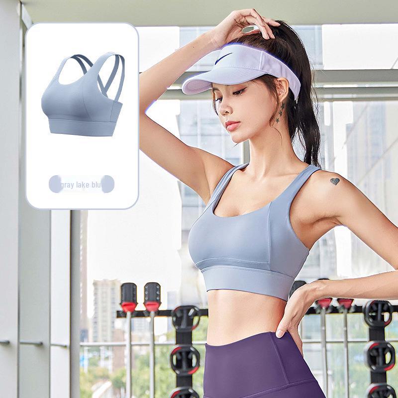 

Жіночий спортивний бюстгальтер Juyitang: Красива спинка, дизайн із перехресною спинкою, ударостійкий бюстгальтер для йоги. Small