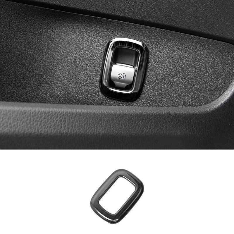 Fit For Benz GLC X254 -2024 Black Steel Tailgate Rear Door Switch Cover Trim