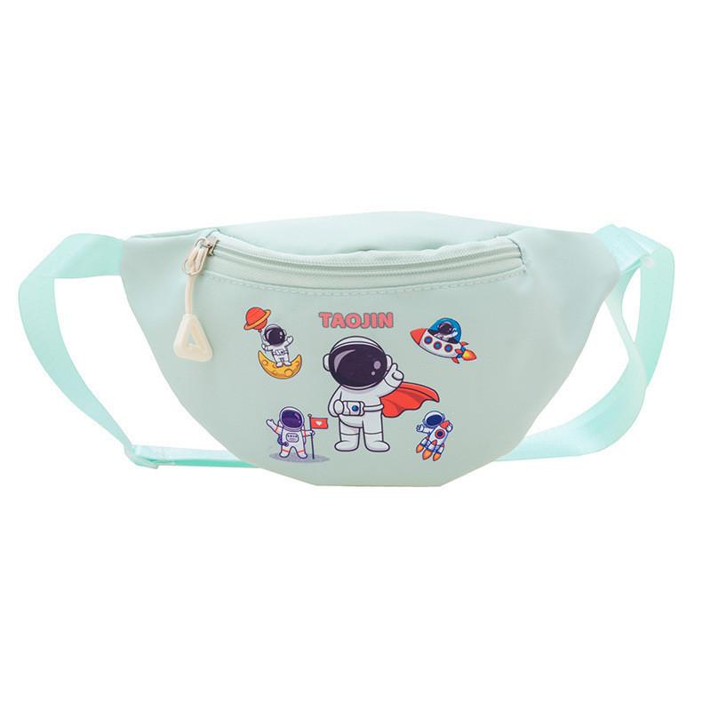 Adorable Mini Cartoon Waist Bag For Kids Cute Canvas Coin Purse Unisex Design In Multiple Colors For Everyday Use