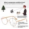 Progressive Multi-Focus Reading Glasses For Men Women Anti-Blue Light Near Far Presbyopia Eyeglasses Square Round Eyeglasses