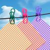 1/50x Colorful Clothes Clip Chip Bag Clips Colorful Sealer for Sealing Food Paper Holder Clothesline Clamp for Laundry Hanging