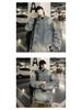 Men's Retro Denim Hooded Sweatshirt Jacket – Washed Distressed Look for Autumn/Winter