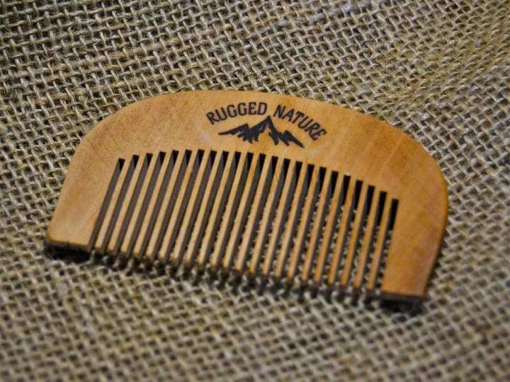 

Small Wooden Beard Comb Small