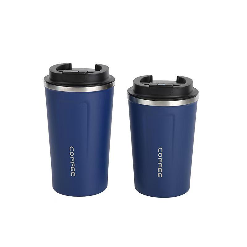 Large Capacity 304 Stainless Steel Coffee Cup with Silicone Sleeve - Double-Wall Vacuum Insulated Travel Mug