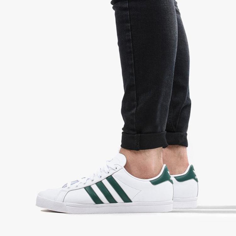Adidas Coast Star White Collegiate Green Unisex Sneakers Cloud-White EE9949