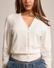 Coolsis Cs Classic Soft Crop Cardigan-025 (Ivory)