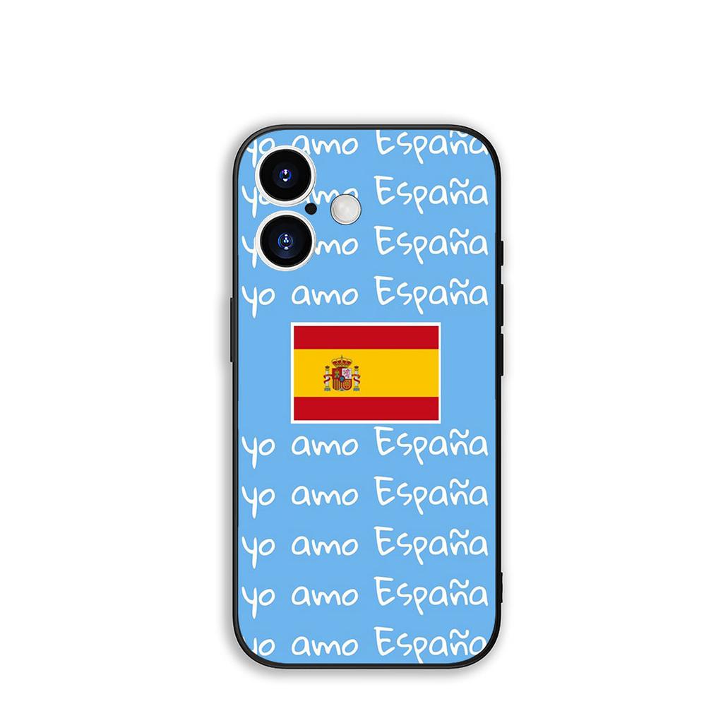 Cover for Samsung Galaxy A55 A56 A25 A36 A54 S8 S9 S21 S20 FE A53 A13 A12 A14 A33 A70 A71 A51 A21S Case Spain Flag Yellow Red