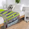 Airport Runway Map Print Blanket Soft Comfortable All Seasons Suitable Sofa Office Nap Travel Birthday Gift Christmas Present