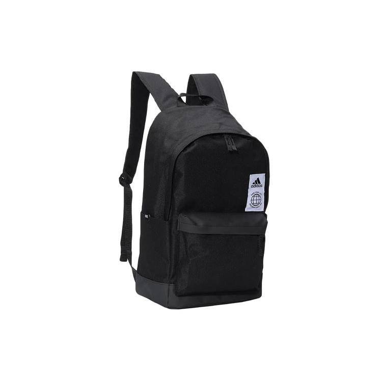 New Adidas Polyester Travel Bag Backpack Regular Men's Pure Black FQ5261