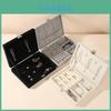 Jewelry Organizer Box With Lock For Necklace Earrings And Bracelets Home Storage Solution