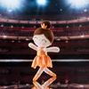 Soft Plush Doll Symphony Mist Gold Ballerina Girl Dream Girl Doll Children Cloth Toy Birthday Gift Orange