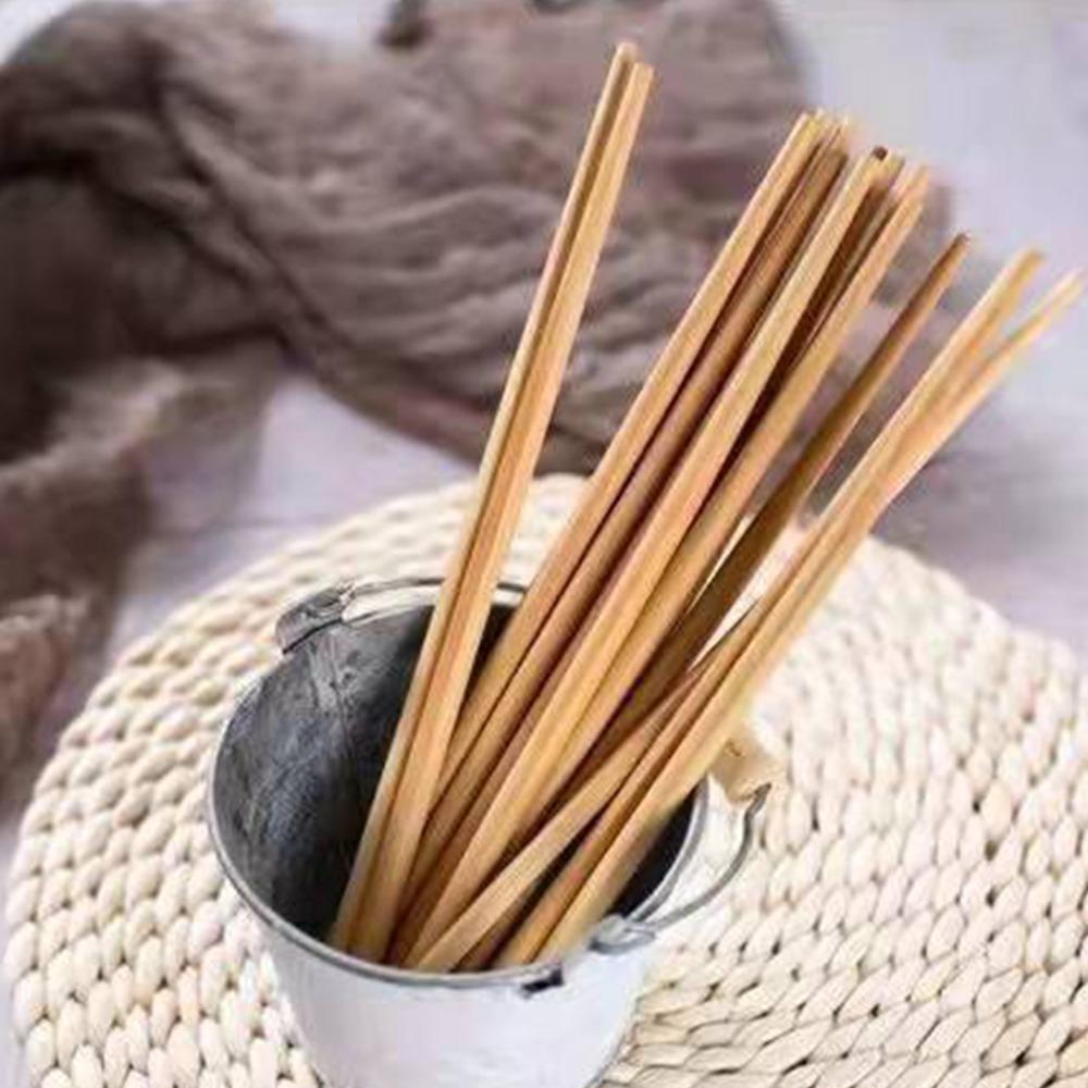 30 Pairs Smooth Hotpot Chopsticks Wood Tableware Light Weight Dining Chopsticks Kitchen Use