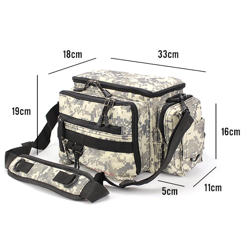 Buy Multifunctional Camouflage Fishing Tackle Bag Line Reel Lure Waist Pack Waterproof Outdoor