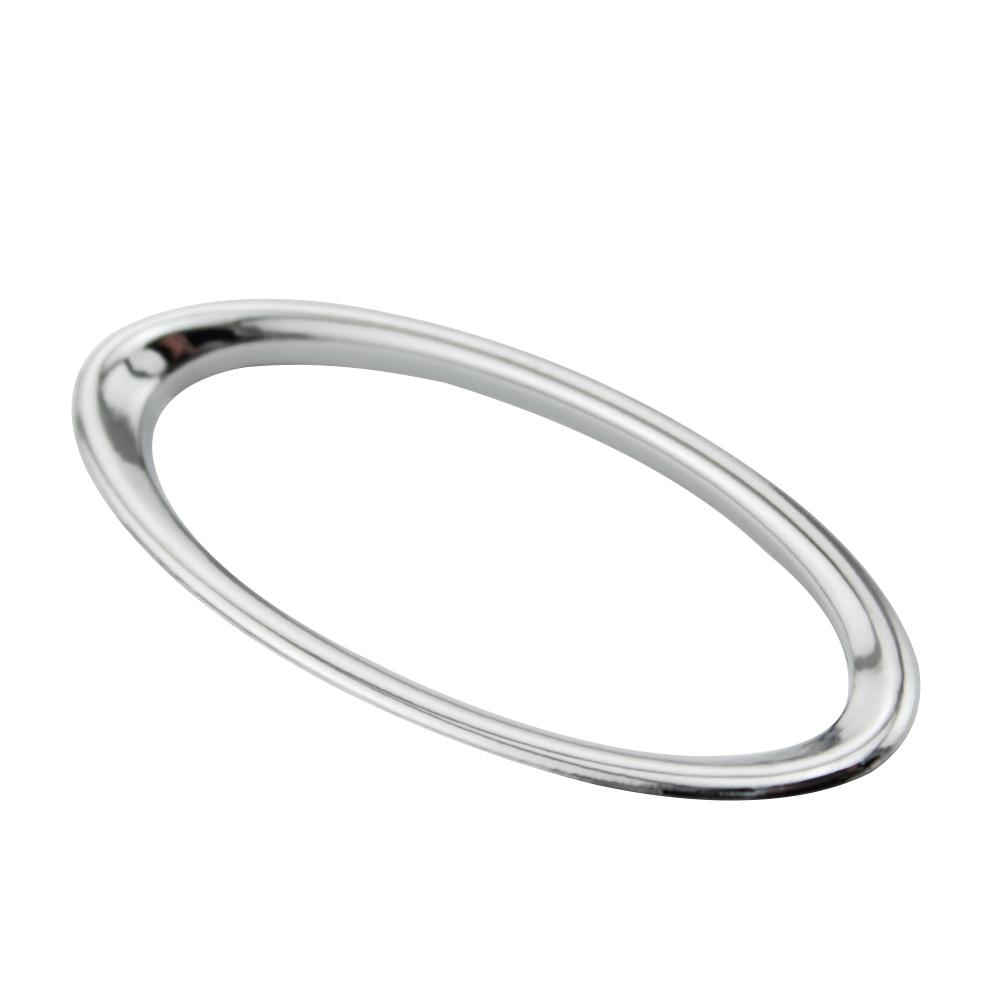 

For Ford Everest 2015 - 2025 Ranger 2015 - 2025 Steering Wheel Panel Logo Ring Circle Trim Decoration Sticker Cover Accessories срібний