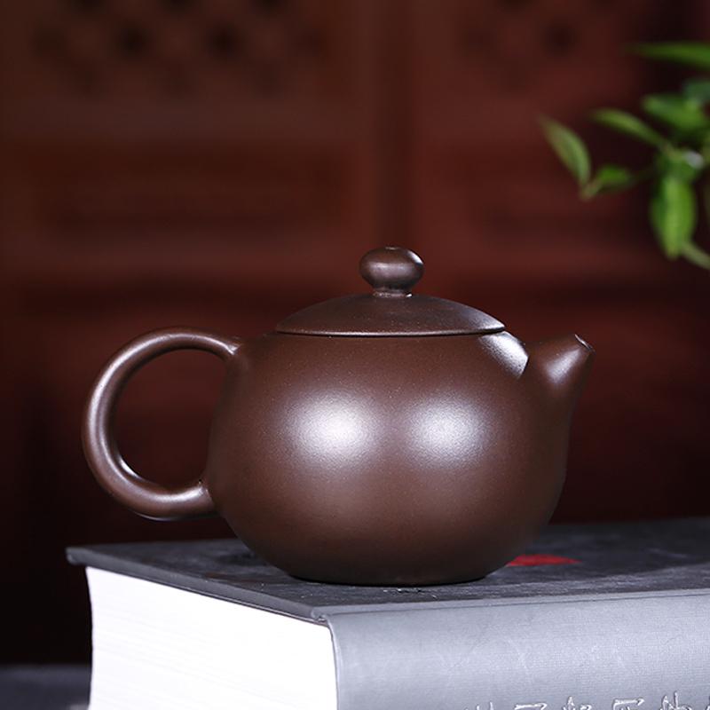 120ML China Yixing Teapot Zisha Xishi Tea Pot Handmade Kettle Purple Clay Suit Tieguanyin Puer Kettle Tea Table Decoration