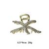 Elegant Large-sized Sweet Women's Hair Clip Diamonds Hollow Heart-shaped Pearl Design Korean-style Accessory for Up-dos