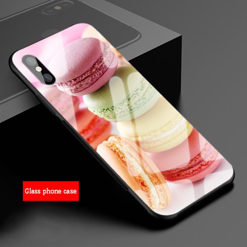 

Чехол для телефона из закаленного стекла Macaron для iPhone 12 11 Pro Max 5 6 7 8 PLUS X XS XR XSMax Shell 12Pro Cover Shell iphone12 Pro Max