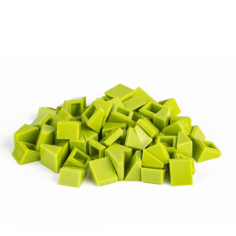 

200 шт. 54200 Slope 30 1x1x2/3 Кирпич Высокотехнологичная защелка для строительных блоков 50746 Детали Развивающие игрушки Подарки для детей