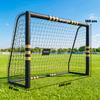 Football Goal with Protective Foam, 2.4 x 1.6 m, Yellow