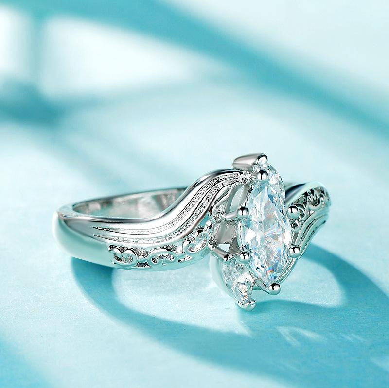 Vintage Pattern Horse Eye Zircon Ring, Ring, Ring Direct Batch