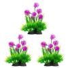 3PCSAquarium Decoration Fish Tanks Landscaping Simulation Artificial Plant Plastic Underwater Realistic Plant Aquarium