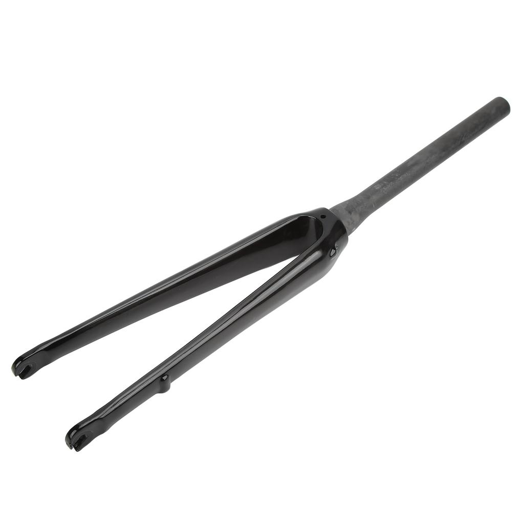 Bike Rigid Front Fork Full Carbon Fiber Road Bike Fork Quick Release Type UD Pattern Top Taper Pipe for Disc BrakeUD