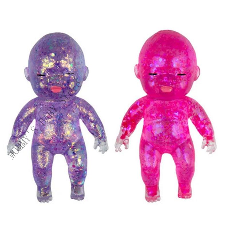 2 Stuks Sugar Baby Knijp Langzaam Rijzend Honingtextuur Perfect Voor Kinderen En Volwassenen Stress Angstverlichting Rekbaar Zacht