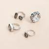 Minimalist  Open Ring For Women Korean  Geometry Adjustable Knuckle Ring Party Jewelry Lady Gift