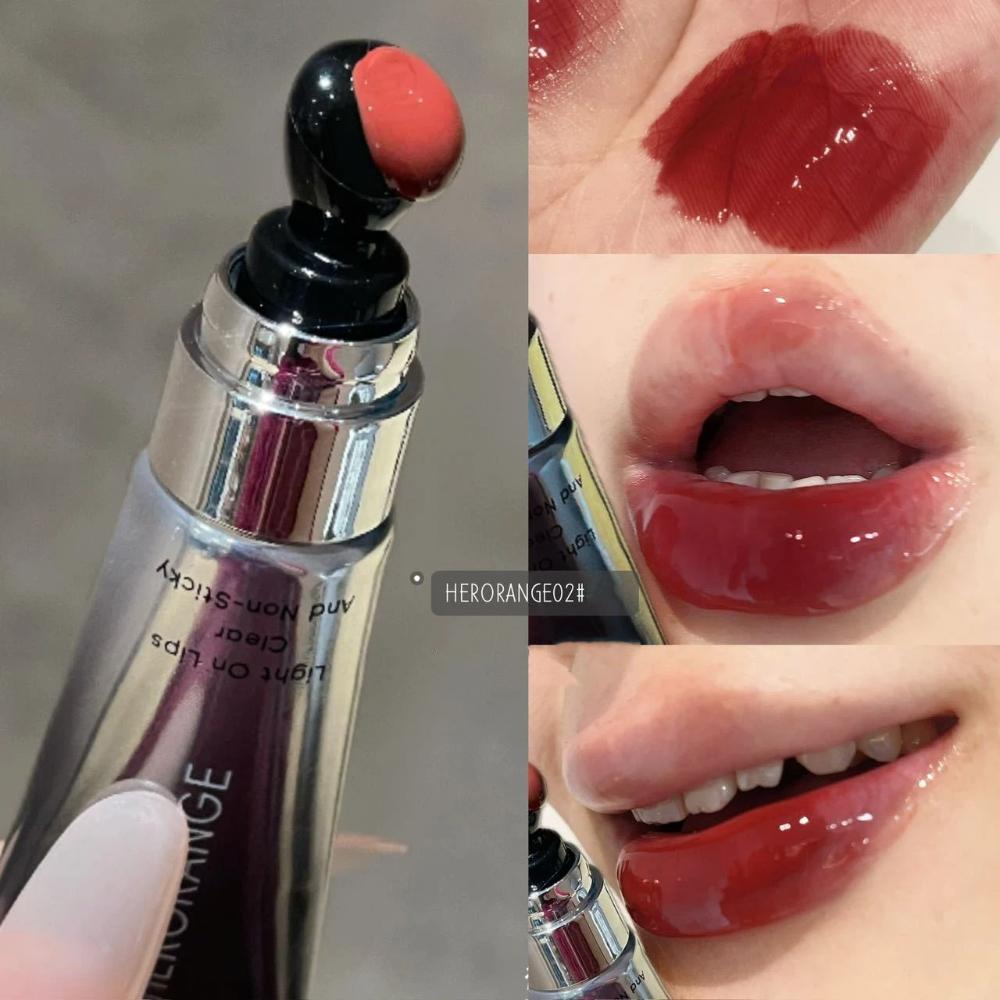 Shimmer Paarse Druif Lip Tint Hydraterende Plumping Spiegel Lippenstift Hydraterend Langdurige Lip Glans Water Glans Lipgloss Make-up